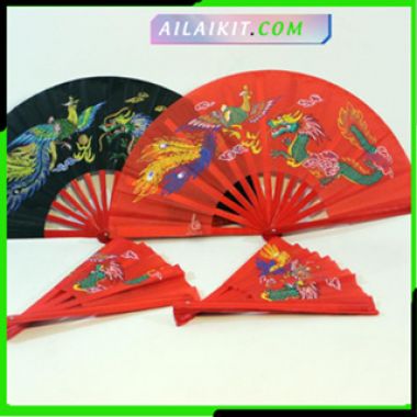 Quạt Võ Thuật Quạt Nan Tre Nan Nhựa Ailaikit