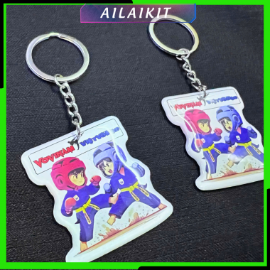 Móc Khóa Đối Kháng Vovinam Ailaikit – Phụ Kiện Vovinam Dễ Thương, Quà Tặng Cho Người Yêu Võ Việt