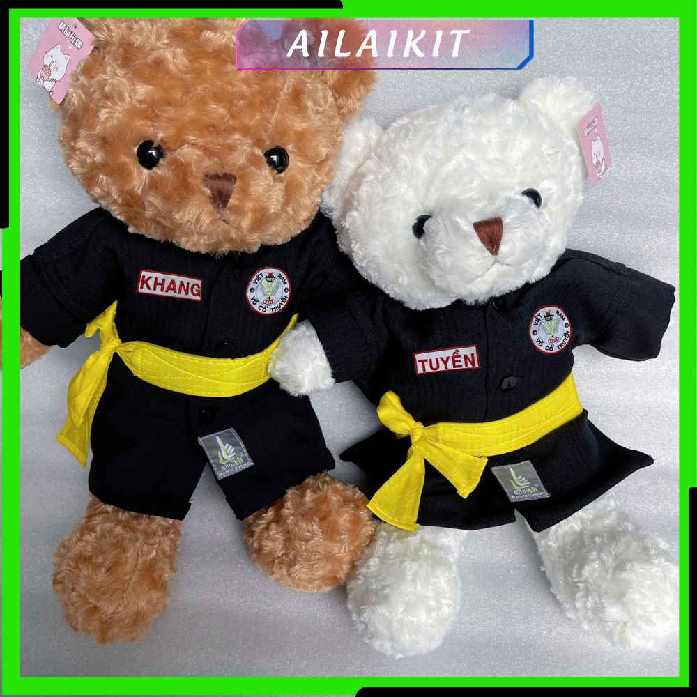 Gấu Bông Võ Cổ truyền Mặc Võ Phục 50cm Đồ Lưu Niệm Võ Thuật Sinh Nhật  siểu cute có Võ